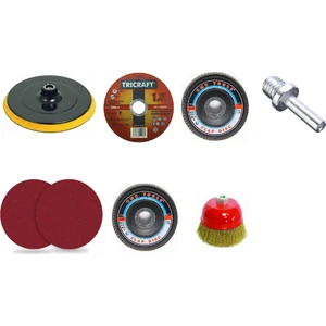 8 'li 115 Lik Zımparalama Disk Seti Metal Inox Kesici Seti