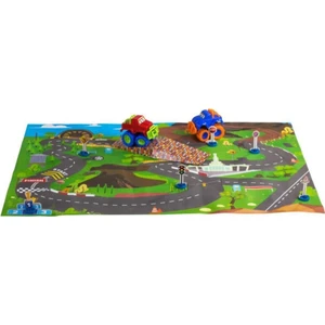 Furkan Toys Zıpır Teker Arabalar Eğitici Trafik Halısı