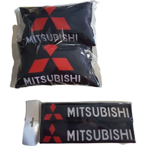 Mitsubishi Siyah Boyun Yastığı ve Kemer Konforu