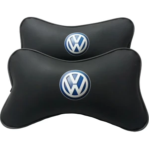 Volkswagen Siyah Papyon Deri Boyun Yastığı