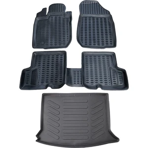 Dacia Sandero Stepway Uyumlu 3D Havuzlu Paspas Siyah