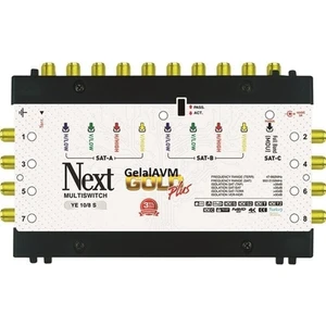 Ye-10/8 Sonlu Uydu Santral Multiswitch + Adaptör 130002