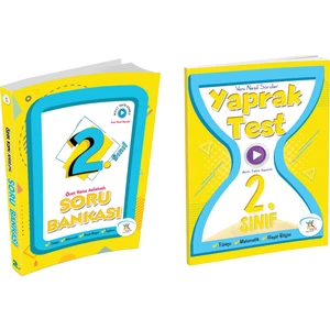 5 RENK YAYINEVİ 2. Sınıf Yaprak Test ve 2. Sınıf Soru Bankası