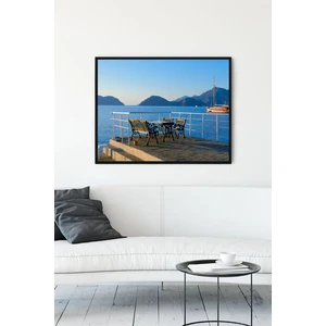 Marmaris Manzara Çerçeveli Tablo  40 x 50 cm