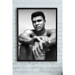 Archie Moore Dövüş Çerçeveli Tablo 2  21 x 30 cm