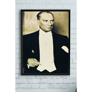 Mustafa Kemal Atatürk Çerçeveli Tablo  21 x 30 cm