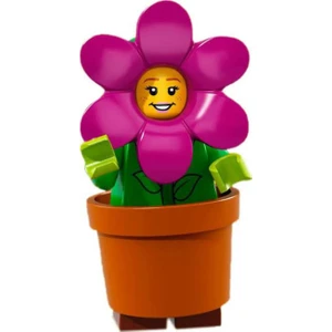 - Flower Pot Girl - Minifigür Series 18: Party 71021 - 14 (Kapalı Paket 1 Adet Minifigür)