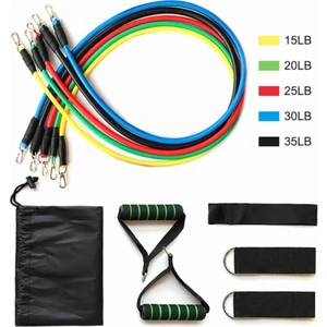 Power Band Direnç Lastiği Set Kas Geliştirici Fonksiyonel Fitness Kondisyon Direnç Lastiği Seti