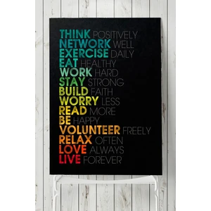 Çalışmanın Kuralları Girişimcilik Poster 40 x 60 cm