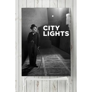 Charlie Chaplin City Lights Film Afişi Poster  40 x 60 cm