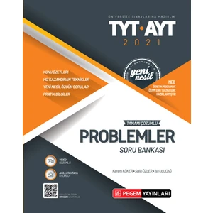 Pegem Akademi Yayıncılık TYT - AYT Tamamı Çözümlü Problemler Soru Bankası