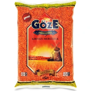 Göze Kırmızı Mercimek 2500 gr