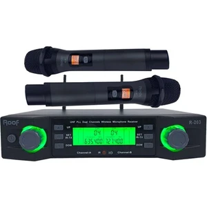 R-203 El+ El Uhf Band 2 Kanal Kablosuz Mikrofon