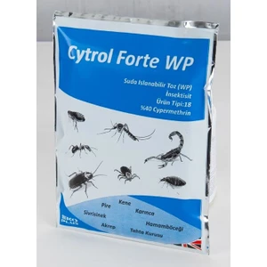 Cytrol Forte Wp (sinek,hamamböceği,akrep,gümüşböceği,pire)