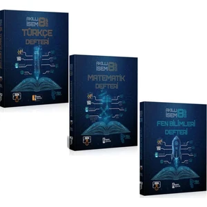 İSEM Yayıncılık 8. Sınıf Akıllı Türkçe Matematik ve Fen Defter Seti