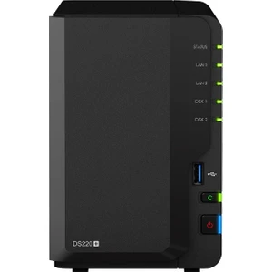 SYNOLOGY DS220+ 2 YUVALI KİŞİSEL BULUT NAS SİSTEMİ (DİSKSİZ)