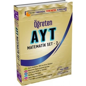Gür Yayınları Öğreten AYT  Matematik Set 2