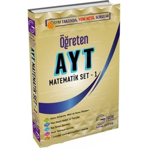 Gür Yayınları Öğreten AYT  Matematik Set 1