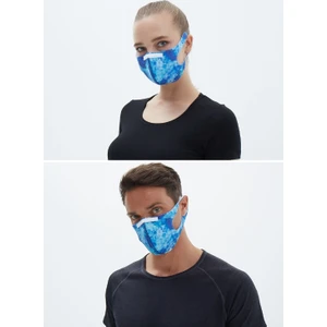 Blacskpade Yıkanabilir Yetişkin Maskesi - Mermer Mavisi - 90021