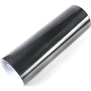 5d Siyah Ultra Parlak Karbon Folyo Hava Kanallı Koruma Jelatinli 152 x 100 cm