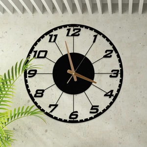 Metalium Concept Dekoratif Türkçe Rakamlı Metal Duvar Saati ÇAP:45CM