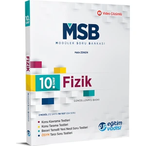 Eğitim Vadisi Yayınları 10.Sınıf Fizik Modüler Soru Bankası