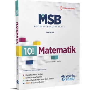 Eğitim Vadisi Yayınları 10.Sınıf Matematik Modüler Soru Bankası