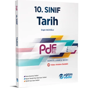 Eğitim Vadisi Yayınları 10.Sınıf PDF Tarih Video Anlatım Destekli