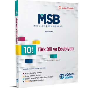 Eğitim Vadisi Yayınları 10.Sınıf Türk Dili Ve Edebiyatı Modüler Soru Bankası