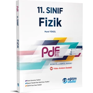 Eğitim Vadisi Yayınları 11.Sınıf PDF Fizik Video Anlatım Destekli
