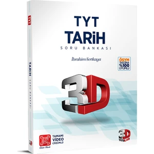 3D Yayınları TYT Tarih Soru Bankası Tamamı Video Çözümlü