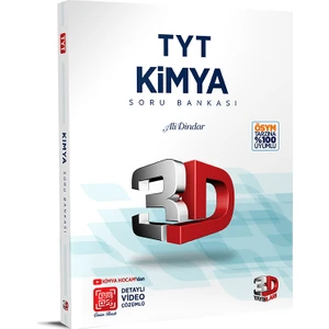 3D Yayınları TYT Kimya Soru Bankası Tamamı Video Çözümlü