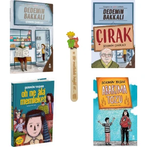 Oh Ne Ala Memleket - Abartma Tozu -Dedemin Bakkalı- Dedemin Bakkalı Çırak  (4 Kitap Set ) +Cizo Kitap Ayracı