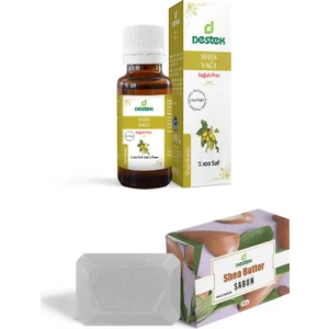 Shea Yağı ve Shea Butter Sabunu (2'li Set)