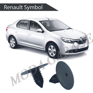 Renault Symbol  Davlumbaz Klipsi 2007-2011 7703077435 25 Adet