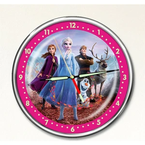 Dekor Loft Premium Gece Parlayan Frozen Elsa Çocuk Odası Duvar Saati PFS-1790