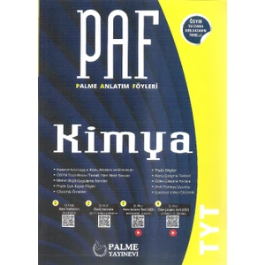 Palme Yayıncılık TYT Kimya Anlatım Föyleri