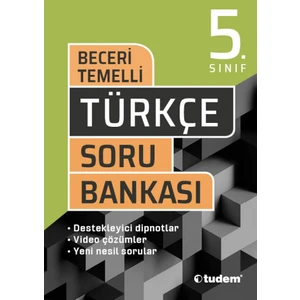 Tudem Yayınları 5. Sınıf Beceri Türkçe Temelli Soru Bankası