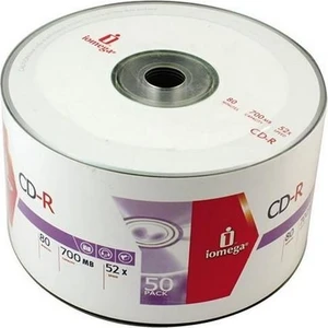 Boş Cd-R Iomega 50'li Spındle 1 Koli (12 PAKET,600 Adet) Boş CD
