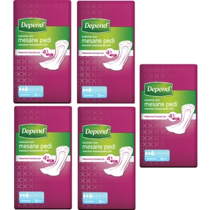 Kadın Mesane Pedi Normal 12'li x 5