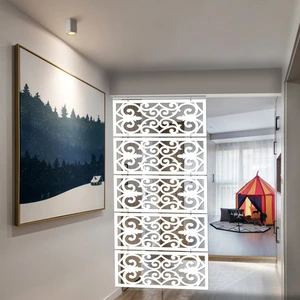 Liar Askılı Seperatör - LAS-206 - (6 mm) - (85 cm x 210 cm) - (Beyaz)