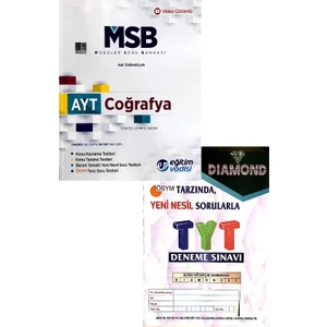 Eğitim Vadisi Yayınları AYT Coğrafya MSB