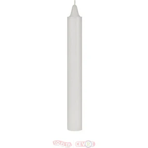 To-Fi-Ta Beyaz Mum 10'lu Ekonomik Paket - 1 Mum:  10 cm
