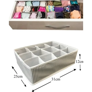 12 Bölmeli Çekmece Içi Düzenleyici Organizer