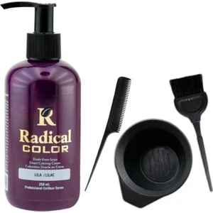 Color Saç Boyası Lila 250 ml ve Saç Boya Kabı Seti