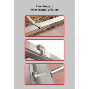 Balkon Çamaşır Kurutma Askısı Dikdörtgen Küpeşte 80 * 30 cm Bronz