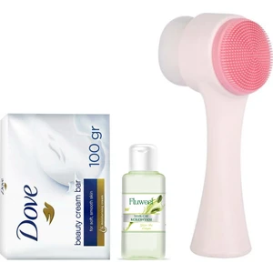 Yüz Temizleme Fırçası Kolonya 35 ml Cream Bar Original Sabun 100 gr