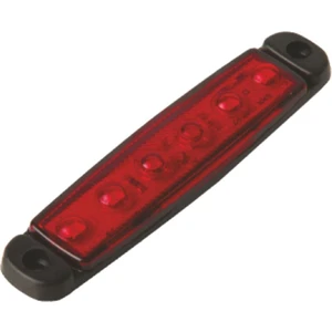 6 LED 24 V Parmak Lamba Kırmızı 10 Adet
