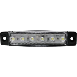 6 LED 12 V Parmak Lamba Beyaz 10 Adet
