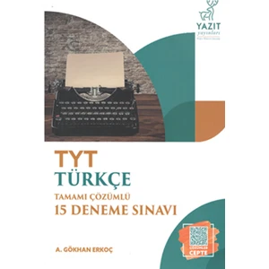 Yazıt Yayınları TYT Türkçe Tamamı Çözümlü 15 Deneme Sınavı